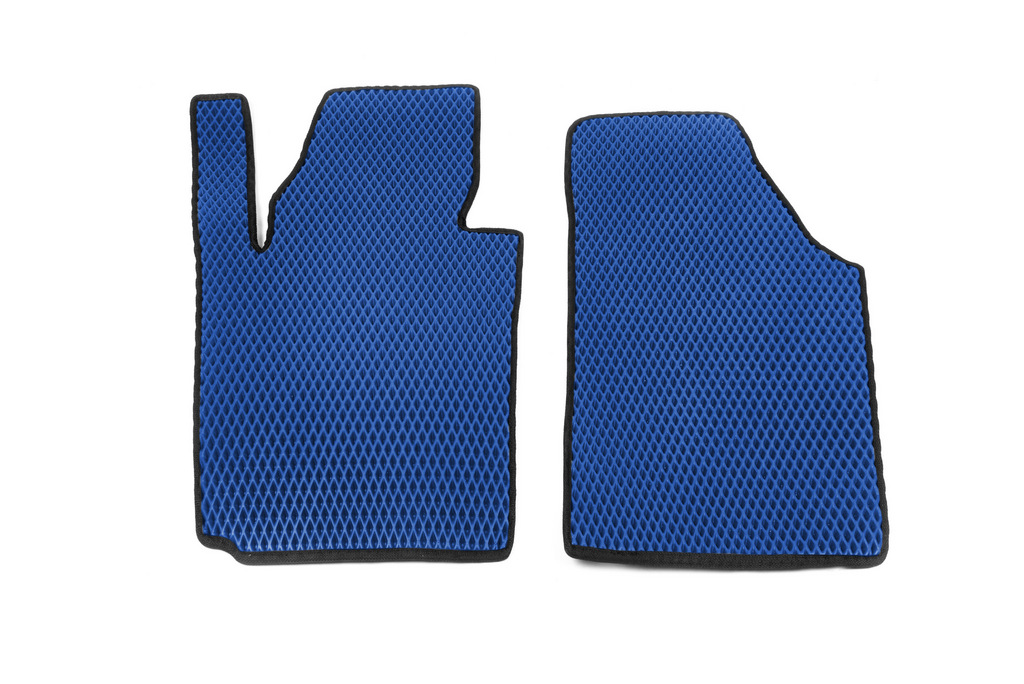 Килимки EVA (Синій) 2 шт, передні для Volkswagen Caddy 2004-2010 рр