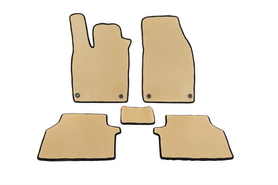 Volkswagen ID.4 2020- гг. Коврики EVA (Бежевые) Image