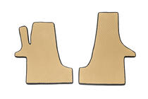 Volkswagen T5 Caravelle 2004-2010 гг. Коврики EVA (Бежевые, передние, для 2+1) фото 1