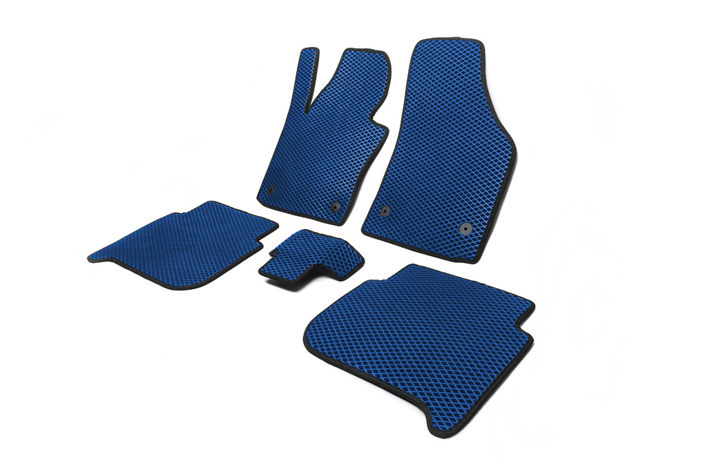 Килимки EVA (Синій) для Volkswagen Touran 2003-2010 рр - фото 2