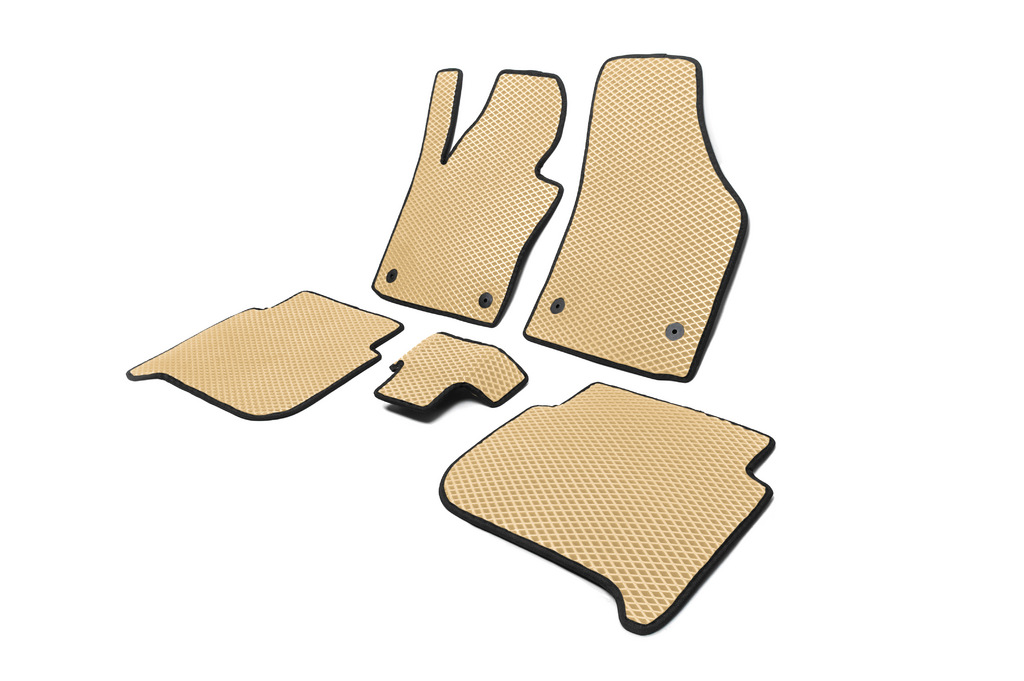 Килимки EVA (Бежевий) для Volkswagen Touran 2003-2010 рр - фото 2