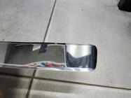 Hyundai Tucson TL 2016-2021 гг. Уценка Накладка на крышку багажника над номером (2015–2018, верхняя, широкая, нержавейка) фото 3