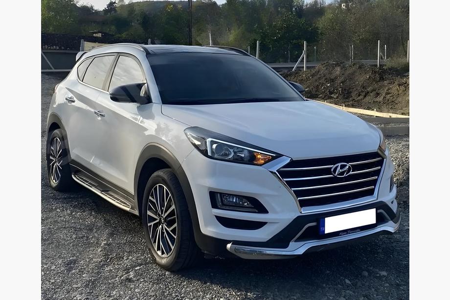 Hyundai Tucson TL 2016-2021 гг. Накладки на Зеркала BMW-Style (2018-2020, 2 шт) Фото 6