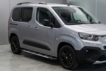Fiat Doblo III 2023- гг. Боковые Подножки Sunrise (2 шт., Алюминий) фото 1