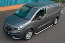 Fiat Doblo III 2023- гг. Боковые Подножки Fullmond (2 шт., Алюминий) фото 3