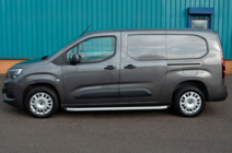 Fiat Doblo III 2023- гг. Боковые Подножки Fullmond (2 шт., Алюминий) фото 4