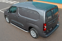 Fiat Doblo III 2023- гг. Боковые Подножки Fullmond (2 шт., Алюминий) фото 5