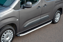 Fiat Doblo III 2023- гг. Боковые Подножки Fullmond (2 шт., Алюминий) фото 7