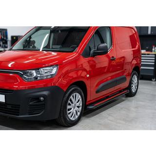 Боковые Подножки Maya Red (2 шт., Алюминий) Fiat Doblo III 2023- гг. фото 1