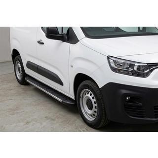 Боковые Подножки Duru (2 шт., Алюминий) Fiat Doblo III 2023- гг. фото 1