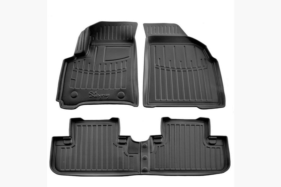 Chevrolet Tacuma/Rezzo 2000-2008 гг. Коврики резиновые Stingray 3D (5 шт, полиуретан) Фото 1