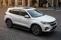 Chery Tiggo 7 2020- гг. Боковые пороги Bosphorus Black (2 шт., алюминий) фото 1