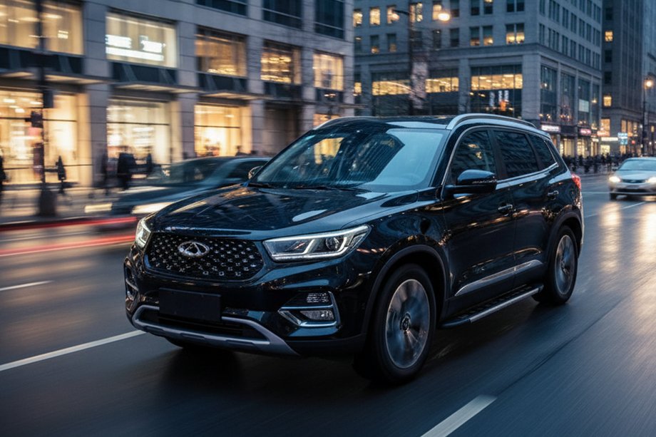 Chery Tiggo 7 2020- гг. Боковые Подножки Duru (2 шт., Алюминий) Image