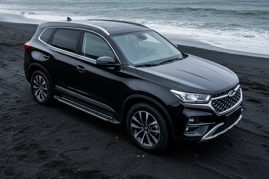 Chery Tiggo 7 2020- гг. Боковые пороги RedLine V1 (2 шт., алюминий) Image