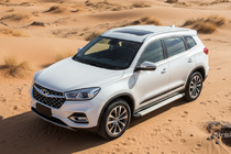 Chery Tiggo 8 2017- гг. Боковые Подножки Maya V2 (2 шт., Алюминий) фото 1