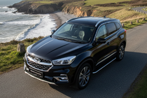 Chery Tiggo 8 2017- гг. Боковые Подножки Maydos V1 (2 шт., Алюминий) фото 1