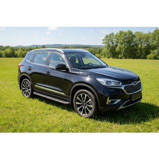 Боковые Подножки Tayga Black (2 шт., Алюминий) фото 1