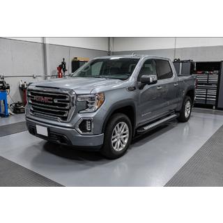 Боковые пороги New Vision Black (2 шт., алюминий) GMS Sierra 2019- гг. фото 1