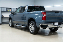 Chevrolet Silverado 2019- гг. Боковые пороги Allmond Grey (2 шт., алюминий) фото 2