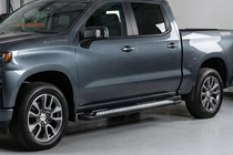 Chevrolet Silverado 2019- гг. Боковые пороги New Vision Black (2 шт., алюминий) фото 3