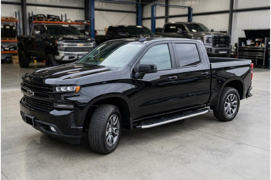 Chevrolet Silverado 2019- гг. Боковые Подножки Fullmond (2 шт., Алюминий) Image