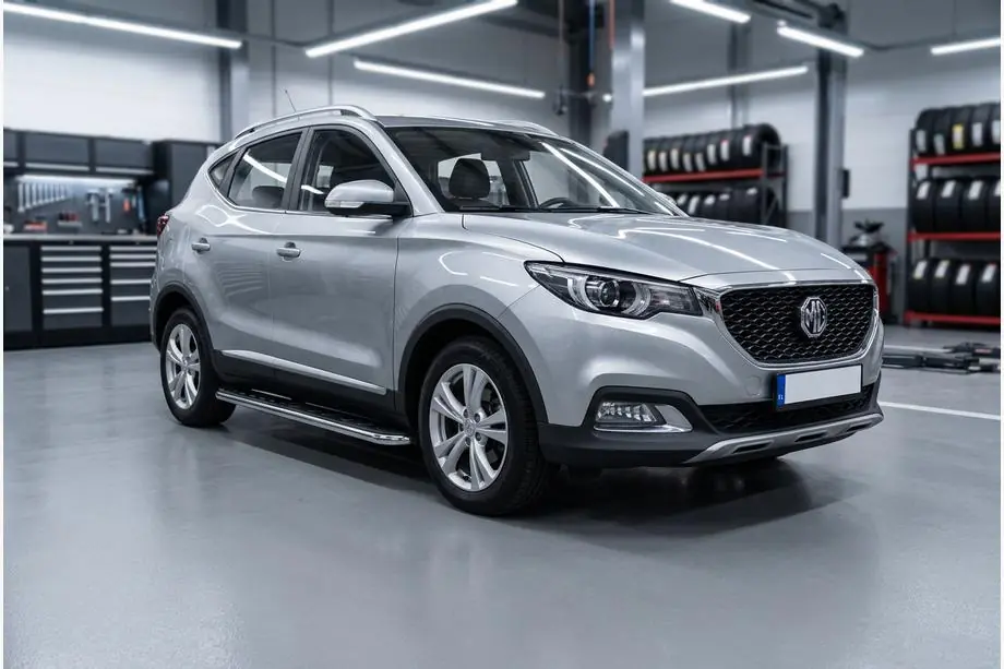 MG ZS 2017-2024 гг. Боковые Подножки Maydos V1 (2 шт., Алюминий) Фото 1