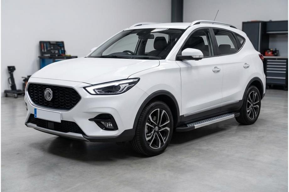 MG ZS 2017-2024 гг. Боковые Подножки Vision New Grey (2 шт., Алюминий) Фото 1