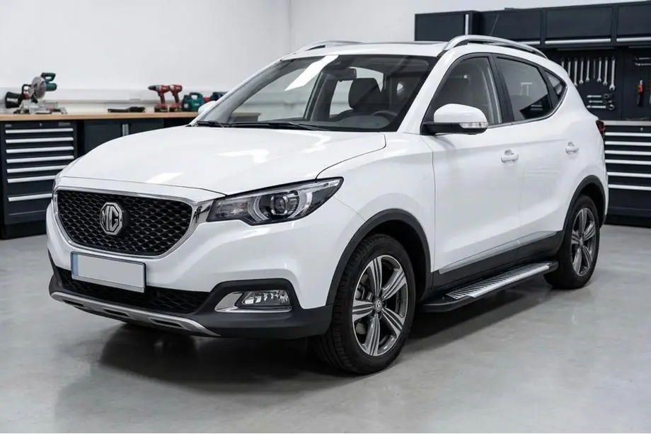 MG ZS 2017-2024 гг. Боковые Подножки Line (2 шт., Алюминий) Фото 1