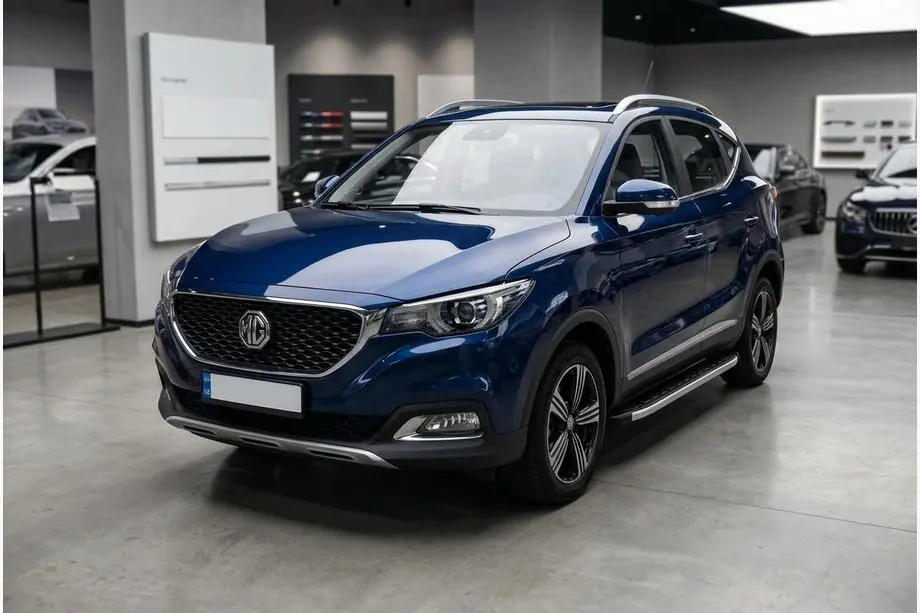 MG ZS 2017-2024 гг. Боковые Подножки Fullmond (2 шт., Алюминий) Фото 1