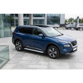 Боковые Подножки Maya V2 (2 шт., Алюминий) Nissan X-trail T33/Rogue 2022- гг. фото 1