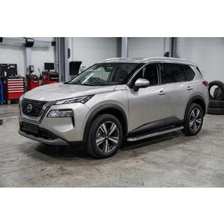 Боковые Подножки Maydos V1 (2 шт., Алюминий) Nissan X-trail T33/Rogue 2022- гг. фото 1