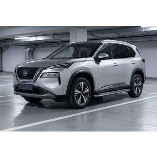 Боковые Подножки Maydos V2 (2 шт., Алюминий) Nissan X-trail T33/Rogue 2022- гг. фото 1