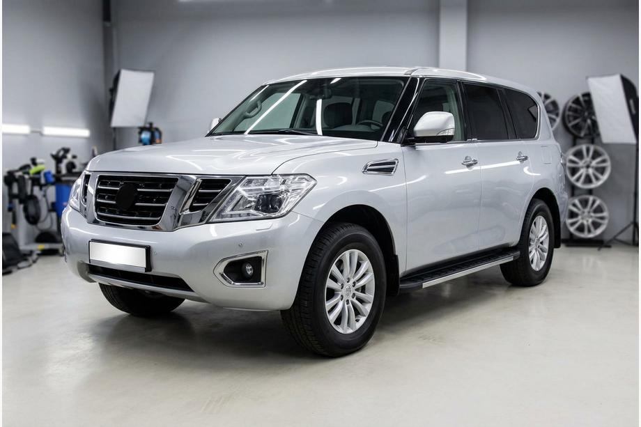 Nissan Armada 2016-2024 гг. Боковые Подножки Duru (2 шт., Алюминий) Фото 1