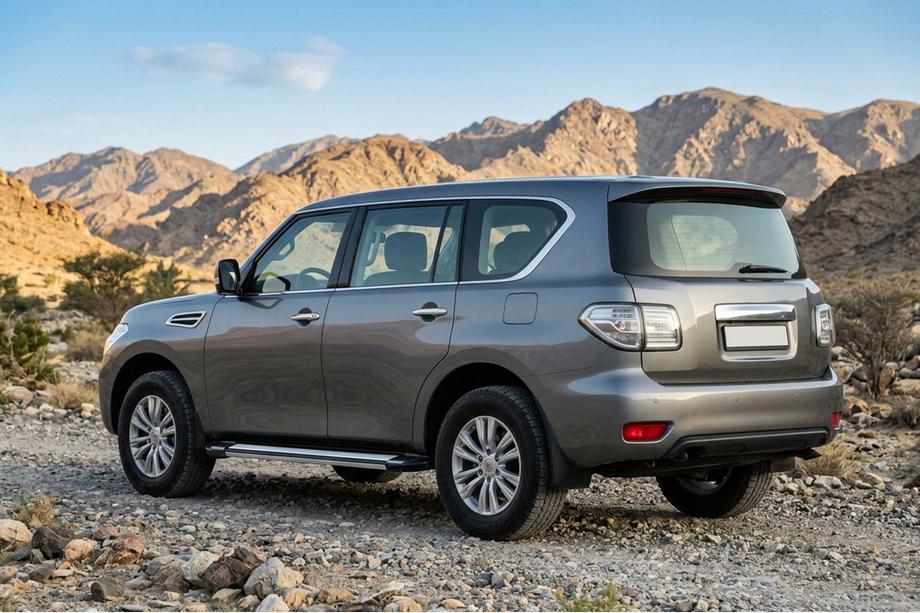 Nissan Armada 2016-2024 гг. Боковые Подножки Rainbow (2 шт., Алюминий) Фото 1