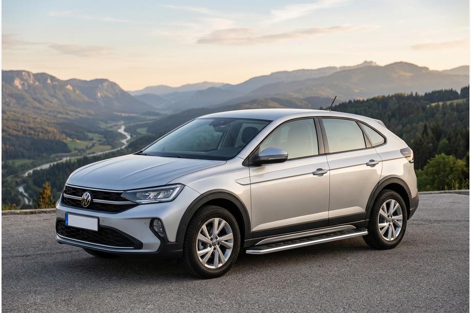 Volkswagen Taigo 2020- гг. Боковые Подножки Maydos V1 (2 шт., Алюминий) Фото 1