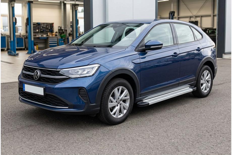Volkswagen Taigo 2020- гг. Боковые Подножки Maya V2 (2 шт., Алюминий) Фото 1