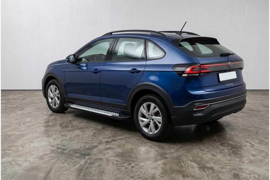 Volkswagen Taigo 2020- гг. Боковые пороги Allmond Grey (2 шт., алюминий) Фото 1