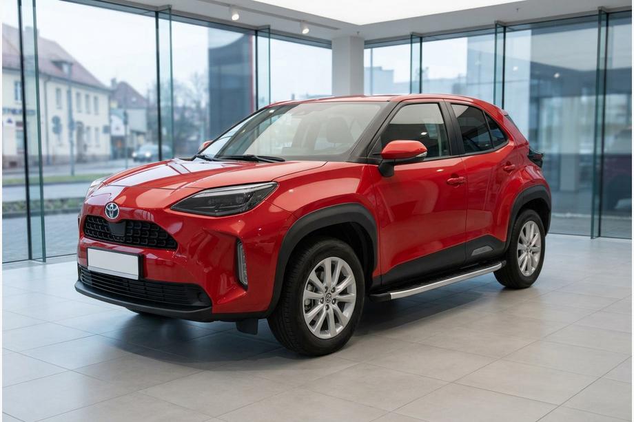 Toyota Yaris/Yaris Cross (XP210) 2020- гг. Боковые Подножки Fullmond (2 шт., Алюминий) Фото 1