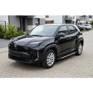Боковые пороги RedLine V1 (2 шт., алюминий) Toyota Yaris/Yaris Cross (XP210) 2020- гг. фото 1