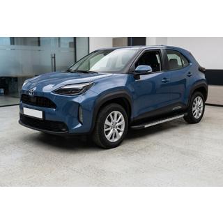 Боковые Подножки Duru (2 шт., Алюминий) Toyota Yaris/Yaris Cross (XP210) 2020- гг. фото 1