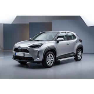 Боковые Подножки Maya V2 (2 шт., Алюминий) Toyota Yaris/Yaris Cross (XP210) 2020- гг. фото 1