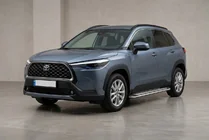Toyota Corolla Cross 2020- гг. Боковые Подножки Maydos V2 (2 шт., Алюминий) фото 1