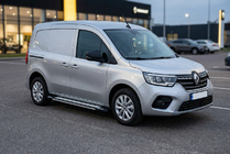 Renault Kangoo/Express 2021- гг. Боковые Подножки Rainbow (2 шт., Алюминий) Renault Express с 2021 года фото 1