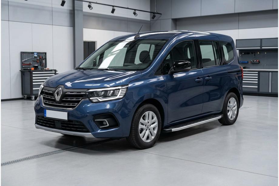 Renault Kangoo/Express 2021- гг. Боковые Подножки Fullmond (2 шт., Алюминий) Renault Express с 2021 года Image