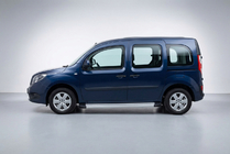 Renault Kangoo/Express 2021- гг. Боковые Подножки Maya V2 (2 шт., Алюминий) Renault Express с 2021 года фото 1