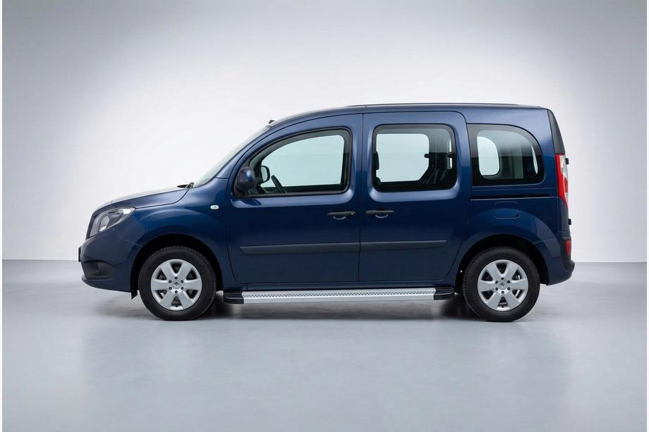 Renault Kangoo/Express 2021- гг. Боковые Подножки Maya V2 (2 шт., Алюминий) Renault Express с 2021 года Image
