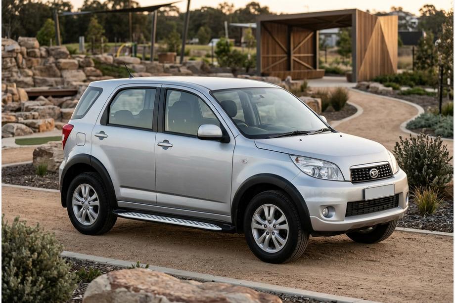 Daihatsu Terios 2006-2017 гг. Боковые Подножки Shining V1 (2 шт., Алюминий) Фото 1