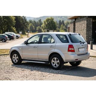 Боковые Подножки Shining V1 (2 шт., Алюминий) Kia Sorento I BL 2002-2009 гг. фото 1