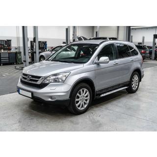 Боковые Подножки Shining V1 (2 шт., Алюминий) Honda CRV 2007-2011 гг. фото 1