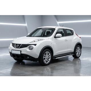 Боковые Подножки Shining V1 (2 шт., Алюминий) Nissan Juke 2010-2019 гг. фото 1